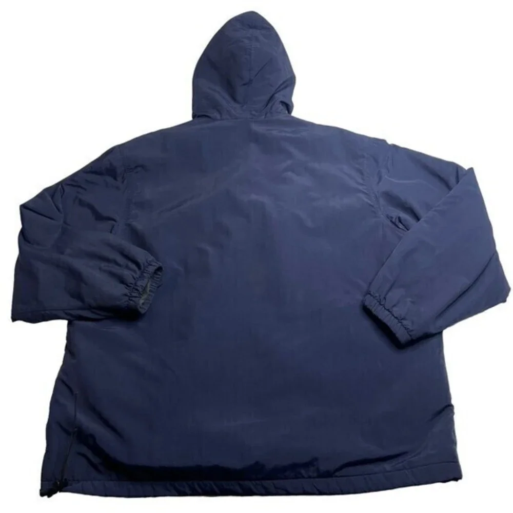 J.Crew Men’s hooded pullover 3‎ season jacket Quarter Zip W Kangaroo Pocket XL